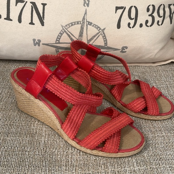 Jones the bookmaker espadrilles coral 8.5 - Picture 2 of 11